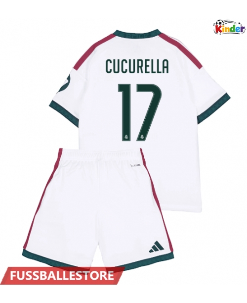 Günstige Real Madrid Marc Cucurella #17 Heimtrikotsatz Kinder 2026-27 Kurzarm (+ Kurze Hosen)